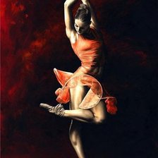 Схема вышивки «Балерина»