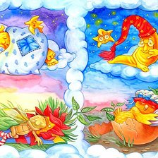 Схема вышивки «Спокойной ночи!»