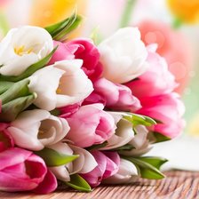 Схема вышивки «тюльпаны»