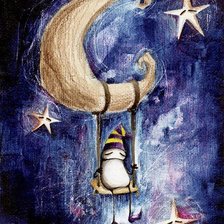 Схема вышивки «Звёздные луны 5»