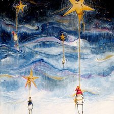 Схема вышивки «Звёздные луны 4»