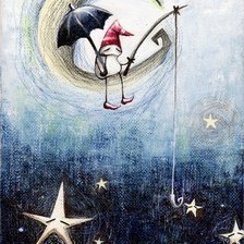 Схема вышивки «Звёздные луны 1»