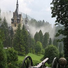 Схема вышивки «замок»