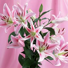 Схема вышивки «букет лилий»