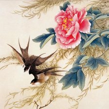 Схема вышивки «японские мотивы»