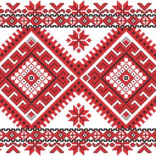 Схема вышивки «Украинские узоры»