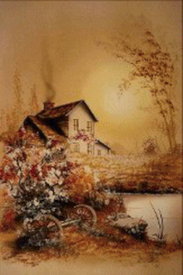 японские мотивы - архитектура, пейзаж, природа - предпросмотр