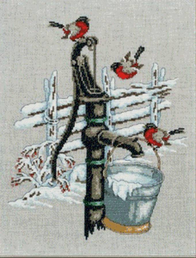 снегири - птицы, снегири - предпросмотр