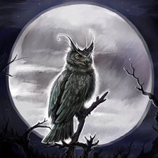 Схема вышивки «сова»