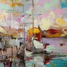 Схема вышивки «Przystań»