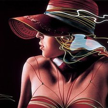 Схема вышивки «czerwona intryga»