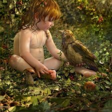 Схема вышивки «слияние с природой»