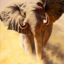 Схема вышивки «слон»