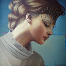 Схема вышивки «Эффектная дама»