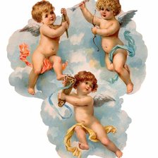 Схема вышивки «амурчики»