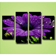 Схема вышивки «Цветок с капельками росы»