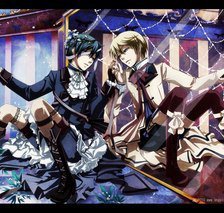 Схема вышивки «Сиэль и Алоис»