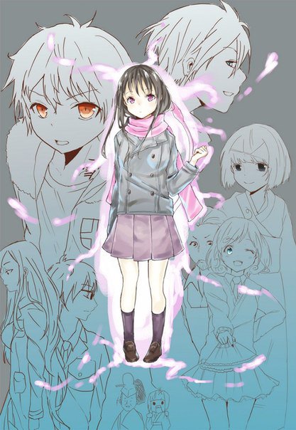 Ики Хиёри - бездомный бог, noragami, хиери ики - оригинал