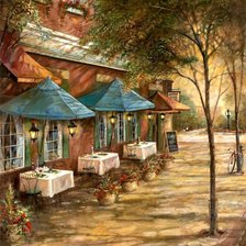 Схема вышивки «День, улица, фонарь»