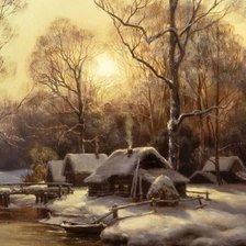 Схема вышивки «Зима 1»