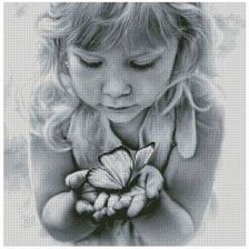 Схема вышивки «девочка»