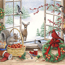 окно в зиму