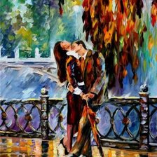 Схема вышивки «Поцелуй после дождя.Афремов»