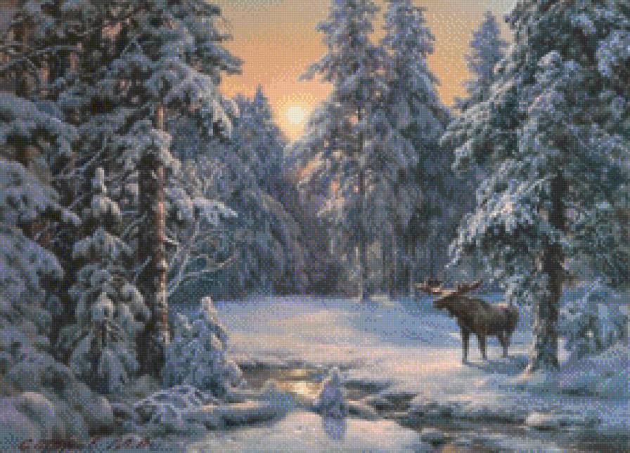 Зима 2 - зима, природа - предпросмотр