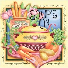 Схема вышивки «обед»