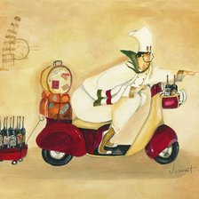 Схема вышивки «повар»