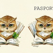 Схема вышивки «совушки на посс»