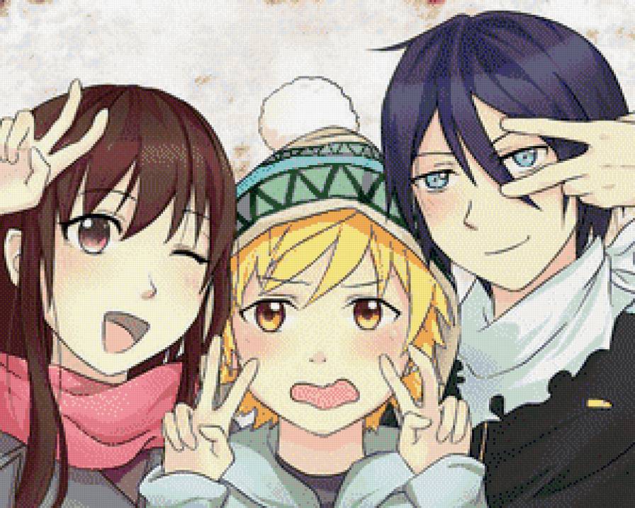 Noragami - noragami, юкине, бездомный бог, ято, хиери ики - предпросмотр