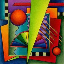 Схема вышивки «Абстракция»