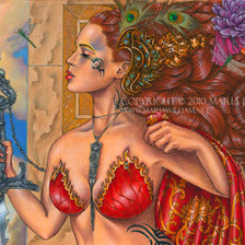 Схема вышивки «богиня»