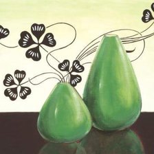 Схема вышивки «Цветы в вазе»