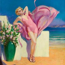 Схема вышивки «ретро»