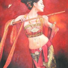 Схема вышивки «Флейта»