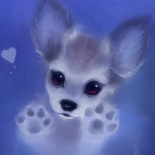 Схема вышивки «;)»