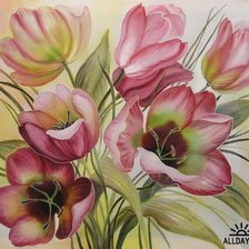 Схема вышивки «Тюльпаны»