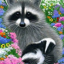 Схема вышивки «Енотики»