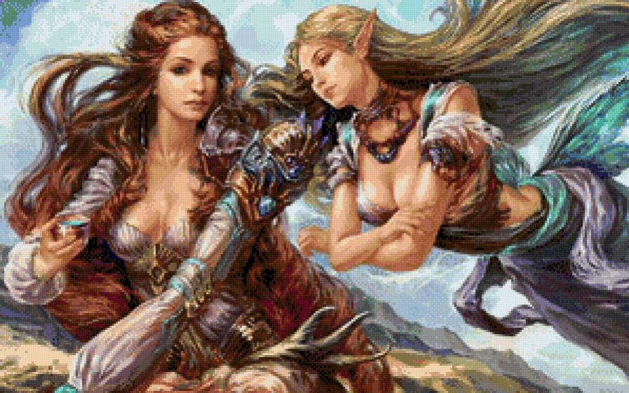 Фэнтази - фэнтази, женщина, девушка - предпросмотр