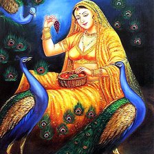 Схема вышивки «Индийская принцесса»