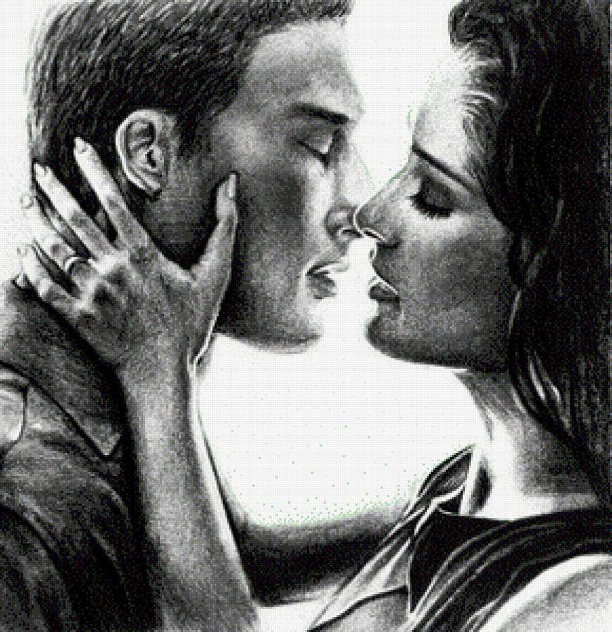 Пара портрет - пара, влюбленные - предпросмотр