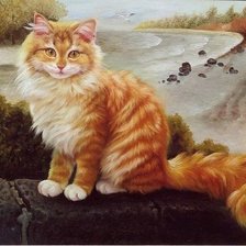 Схема вышивки «Рыжый»