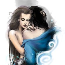 Схема вышивки «Поцелуй оборотня»