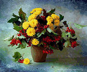 Схема вышивки «РЯБИНОВЫЙ БУКЕТ»