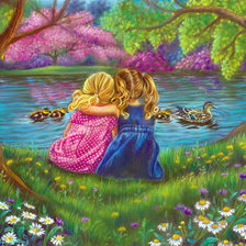 Схема вышивки «у речки»