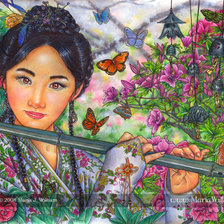 Схема вышивки «музыка востока»