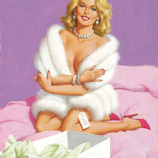 Схема вышивки «подарок»