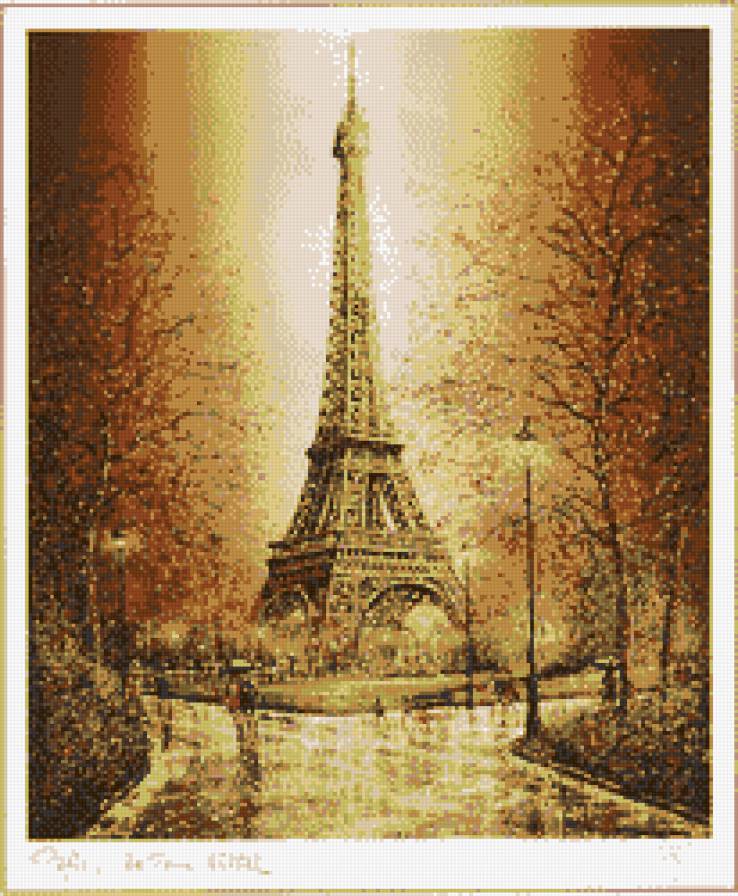 Париж - эйфелева башня, город, париж - предпросмотр